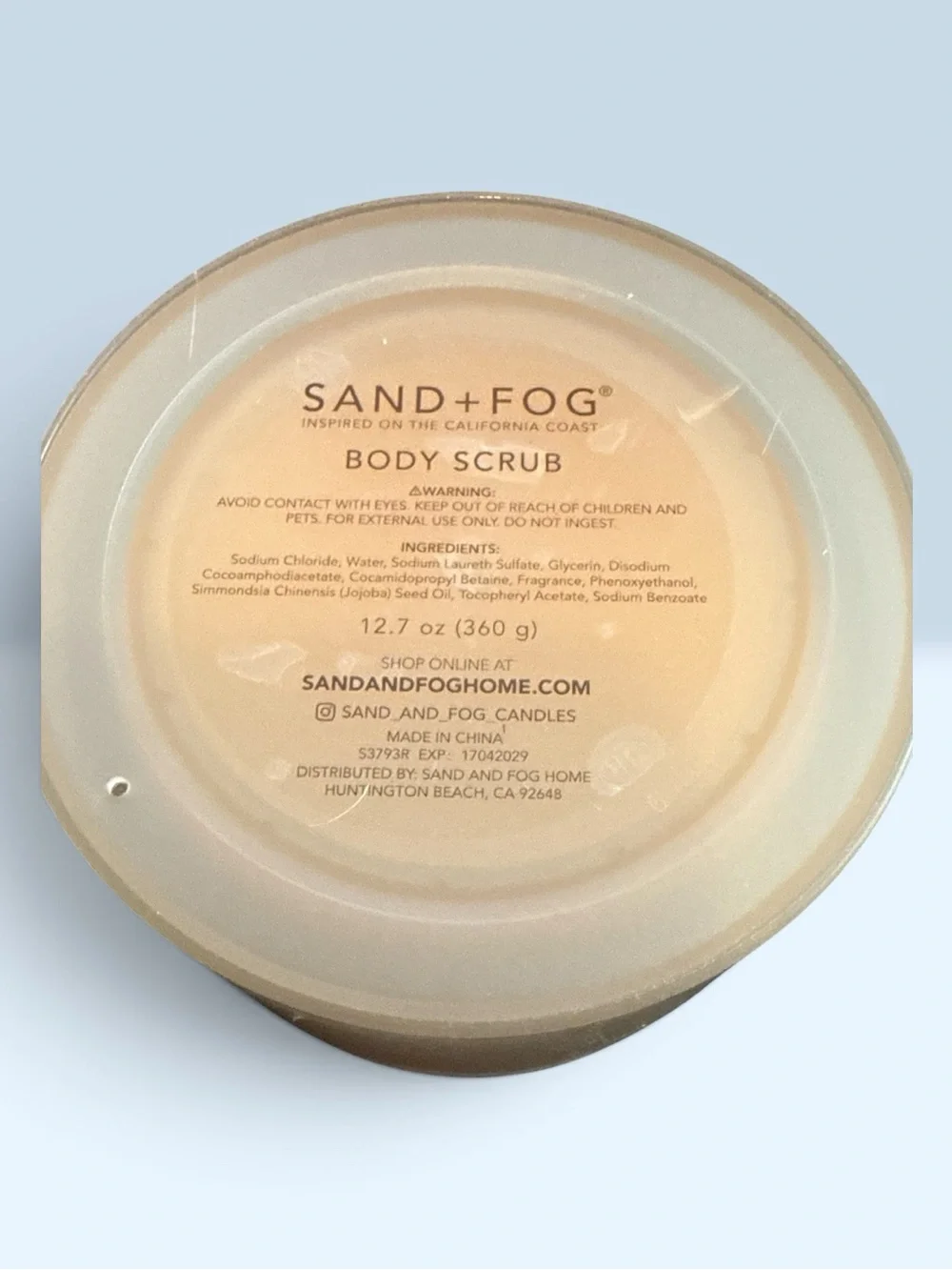 Sand + Fog vanilla latte